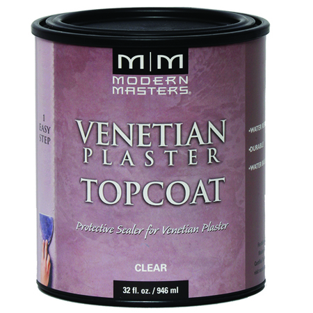 MODERN MASTERS 1 Qt Modern Masters VP300 Clear Water-Based Venetian Plaster Topcoat VP300
